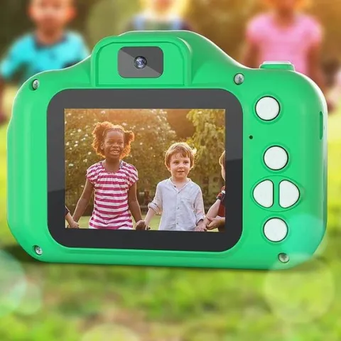 APARAT CYFROWY FOTOGRAFICZNY DLA DZIECI GRY + KARTA 32GB ŻABKA ŻABA SELFIE
