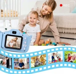 APARAT CYFROWY FOTOGRAFICZNY DLA DZIECI DZIECKA KOTEK 5 GIER + KARTA 32 GB