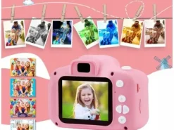 Aparat cyfrowy kamera dla dzieci jednorożec fotograficzny różowy cyfrowydla