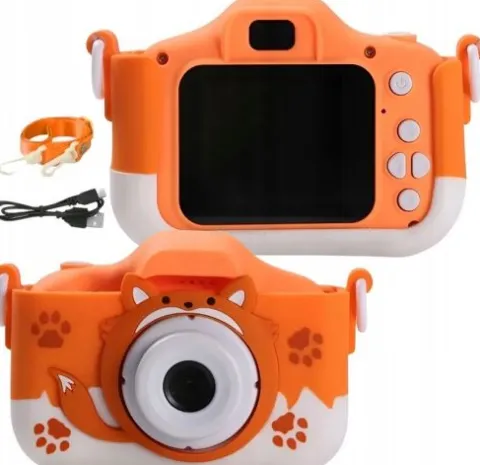 APARAT FOTOGRAFICZNY CYFROWY DLA DZIECI 40Mpx KAMERA ZABAWKA GRY+KARTA 32GB