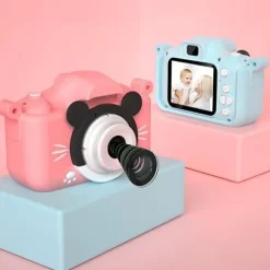 APARAT FOTOGRAFICZNY CYFROWY DLA DZIECI 40Mpx KAMERA ZABAWKA GRY+KARTA 32GB