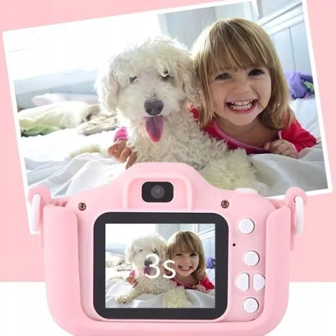 APARAT FOTOGRAFICZNY CYFROWY DLA DZIECI + KARTA 32 GB