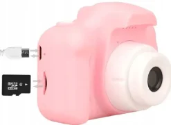 APARAT FOTOGRAFICZNY CYFROWY DLA DZIECI KAMERA ZABAWKA GRY + KARTA 32GB