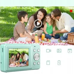 APARAT FOTOGRAFICZNY CYFROWY HD 1080P 44MP KAMERA +KARTA 32GB