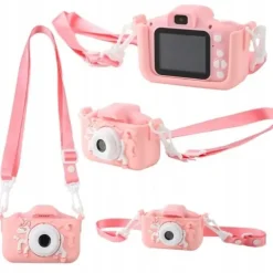 APARAT FOTOGRAFICZNY CYFROWY DLA DZIECI KAMERA ZABAWKA GRY + KARTA 32GB