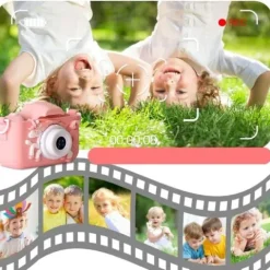 APARAT FOTOGRAFICZNY CYFROWY DLA DZIECI KAMERA ZABAWKA GRY + KARTA 32GB