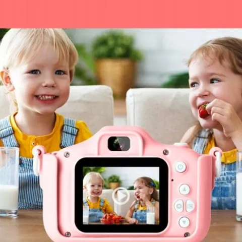 APARAT FOTOGRAFICZNY CYFROWY DLA DZIECI KAMERA ZABAWKA GRY + KARTA 32GB