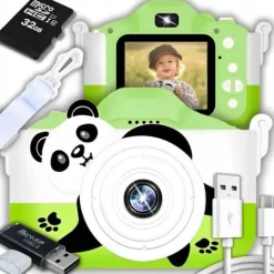 APARAT FOTOGRAFICZNY CYFROWY DLA DZIECI 40Mpx KAMERA ZABAWKA GRY+KARTA 32GB