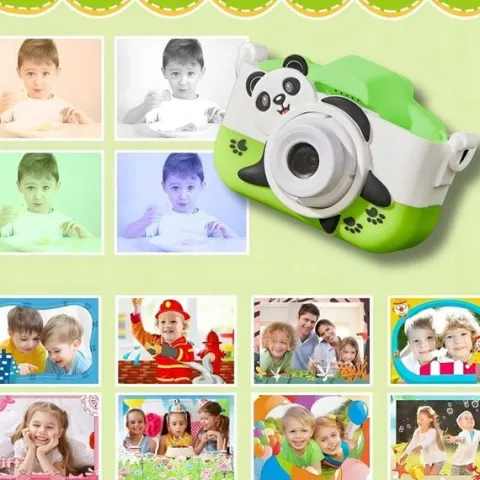 APARAT FOTOGRAFICZNY CYFROWY DLA DZIECI 40Mpx KAMERA ZABAWKA GRY+KARTA 32GB