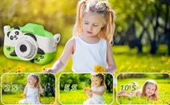 APARAT FOTOGRAFICZNY CYFROWY DLA DZIECI 40Mpx KAMERA ZABAWKA GRY+KARTA 32GB