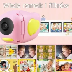 APARAT FOTOGRAFICZNY CYFROWY DLA DZIECI 40Mpx KAMERA ZABAWKA GRY+KARTA 32GB
