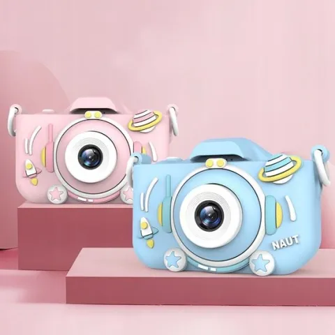 APARAT FOTOGRAFICZNY CYFROWY DLA DZIECI 40Mpx KAMERA ZABAWKA GRY+KARTA 32GB