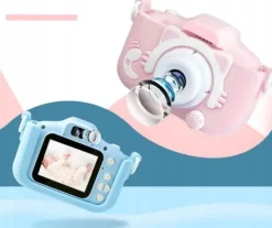 APARAT FOTOGRAFICZNY CYFROWY DLA DZIECI KAMERA ZABAWKA GRY + KARTA 32GB