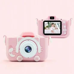APARAT FOTOGRAFICZNY CYFROWY DLA DZIECI KAMERA ZABAWKA GRY + KARTA 32GB