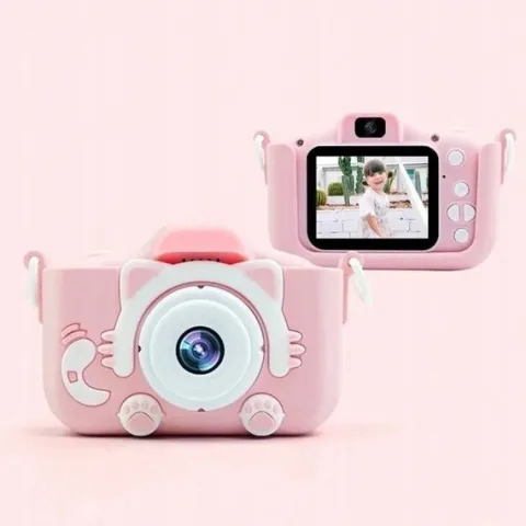 APARAT FOTOGRAFICZNY CYFROWY DLA DZIECI KAMERA ZABAWKA GRY + KARTA 32GB
