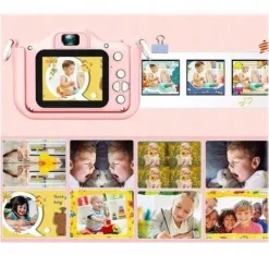 APARAT FOTOGRAFICZNY CYFROWY DLA DZIECI KAMERA GRY ZDJECIA SMYCZ