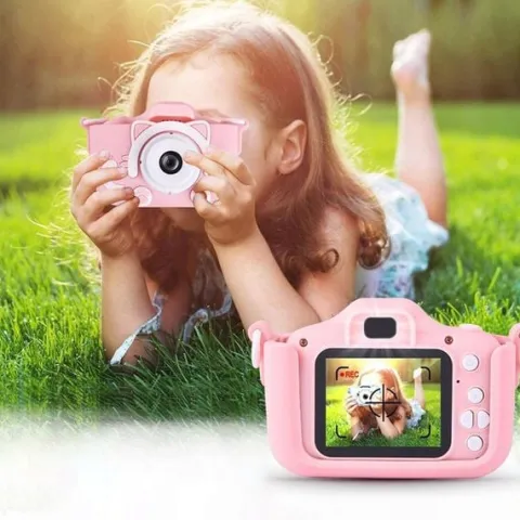 APARAT FOTOGRAFICZNY CYFROWY DLA DZIECI KAMERA GRY ZDJECIA SMYCZ