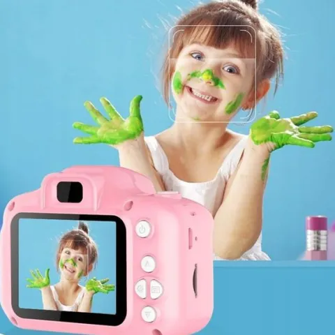 APARAT FOTOGRAFICZNY CYFROWY DLA DZIECI KAMERA ZABAWKA GRY + KARTA 32GB