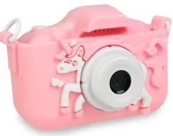 APARAT FOTOGRAFICZNY DZIECIĘCY JENOROŻEC RÓŻOWY KAMERA VIDEO MEGA PREMIUM