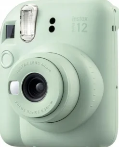 Aparat Fujifilm Instax Mini 12 Zielony Green + Pokrowiec + Ramki Shacolla