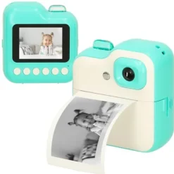 Aparat natychmiastowy drukarka termiczna zielony 1GB 24mpx