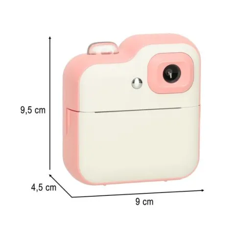 Aparat natychmiastowy drukarka termiczna różowy 1GB 24mpx