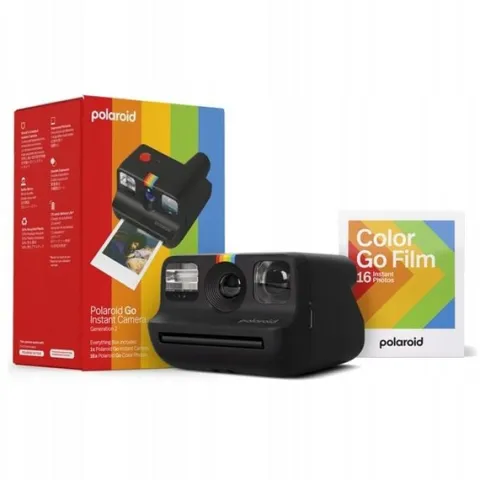 Aparat natychmiastowy Polaroid Go Gen 2 E-box Black + 16 zdjęć