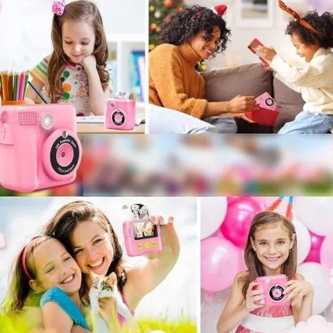 APARAT POLAROID NATYCHMIASTOWY DLA DZIECI FILMÓW ZDJĘĆ DRUK TERMICZNY 32GB
