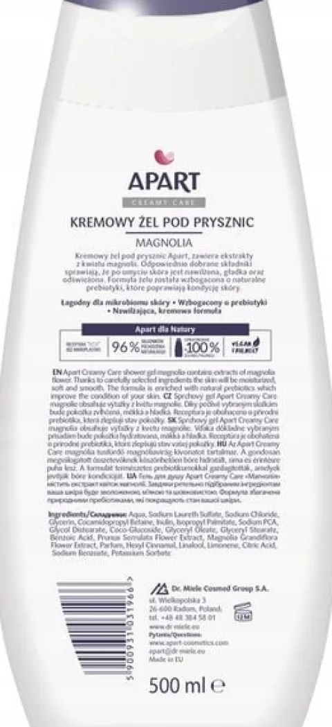 Apart żel pod prysznic damski MIX Zestaw 5x500ml