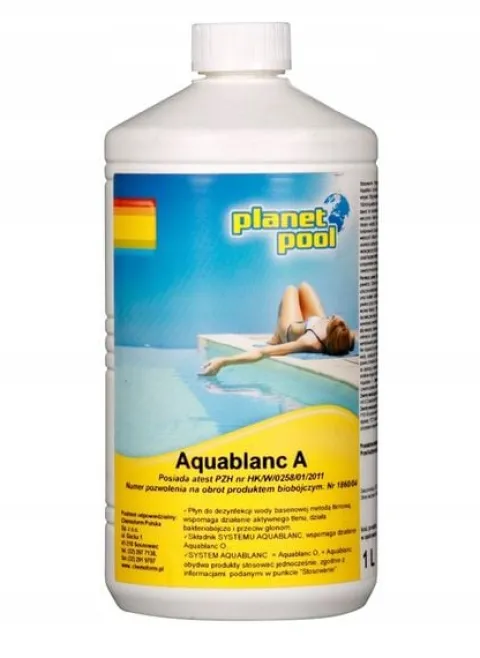 Aquablanc O2 + Aquablanc A bez CHLORU AKTYWNY TLEN