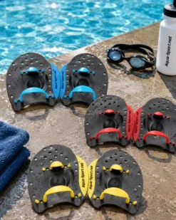 Aqua-Sport Wiosełka treningowe pływackie wody pływania basen rozmiar S