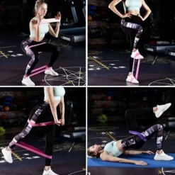 AQUA-SPORT ZESTAW 4 GUM DO ĆWICZEŃ MINI BAND FITNESS TAŚMY