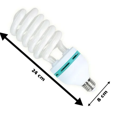ŻARÓWKA FOTOGRAFICZNA LAMPA STUDYJNA STAŁE E27 5500K ŚWIETLÓWKA 85W/400W