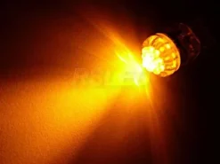 żarówka 8 LED ba15s R10W P5W postojowa tylna 12v pomarańczowa