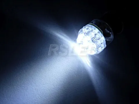 żarówka 8 LED ba15s R10W P5W postojowa tylna 12v biała zimna