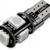 ŻARÓWKA 5 LED CANBUS W5W T10 CZERWONE MOCNE