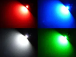 żarówka LED SMD do przycisków nawiewów pokręteł 12v T5 12mm KOLORY