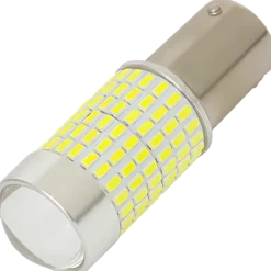 ŻARÓWKA P21W 144 SMD SOCZEWKA BA15S SYMETRYCZNA