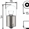 Żarówka R5W 12V 5W BA15S pozycyjna lampy kierunkowskazu SRLine 99ZP025L