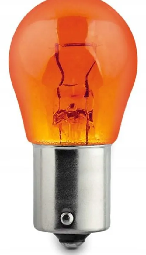 ŻARÓWKI HALOGENOWE PY21W BAU15S 24V 21W AMBER 10SZ