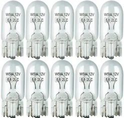 Żarówki halogenowe W5W T10 5W W2.1x9.5d 12V 10szt. (E8)