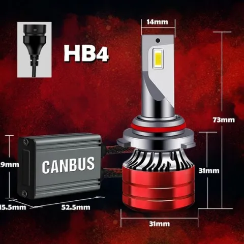 ŻARÓWKI HB4 LED XSTORM 120W 22000LM MOCNE CANBUS