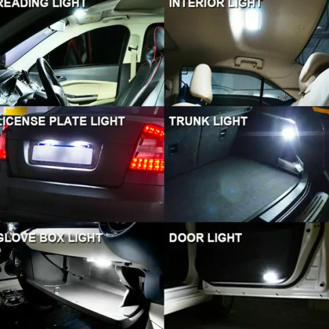 Żarówki H1 HQ Automotive +150% Więcej Światła Hyper White + W5W LED Clear