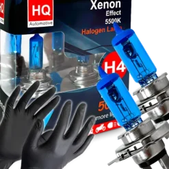 Żarówki HQ Automotive H4 Mocne Efekt LED +50% Światła Xenon OEM P43t