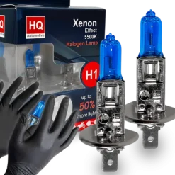 Żarówki HQ Automotive H1 Mocne Efekt LED +50% Światła Xenon Effect OEM