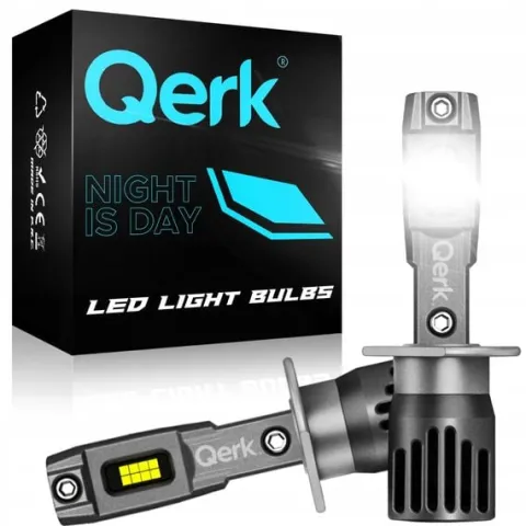 ŻARÓWKI LED H1 QERK 1 DO 1 WIĘCEJ ŚWIATŁA CAN RETROFIT IDEALNIE DOPASOWANE