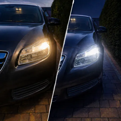 Żarówki W21/5W Dzienne Postojowe Białe Światło 5000K Żarówka Jak LED