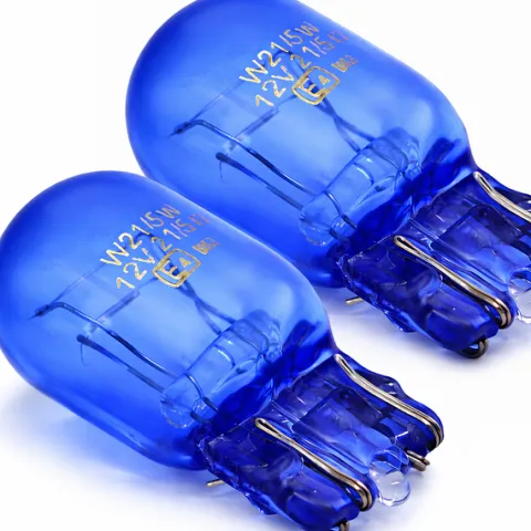Żarówki W21/5W Dzienne Postojowe Białe Światło 5000K Żarówka Jak LED