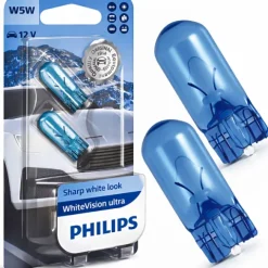 ŻARÓWKI W5W PHILIPS White Vision ultra
