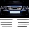 Audi A4 B5 - LISTWY chromowane na GRILL CHROM